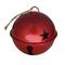 Haute Decor 6ct. 3.25" Shiny Red Metal Jingle Bell Ornaments